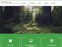 Tablet Screenshot of nationalbiodiversityteachin.com
